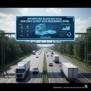 Interpreting black box data using vehicle event data recorders