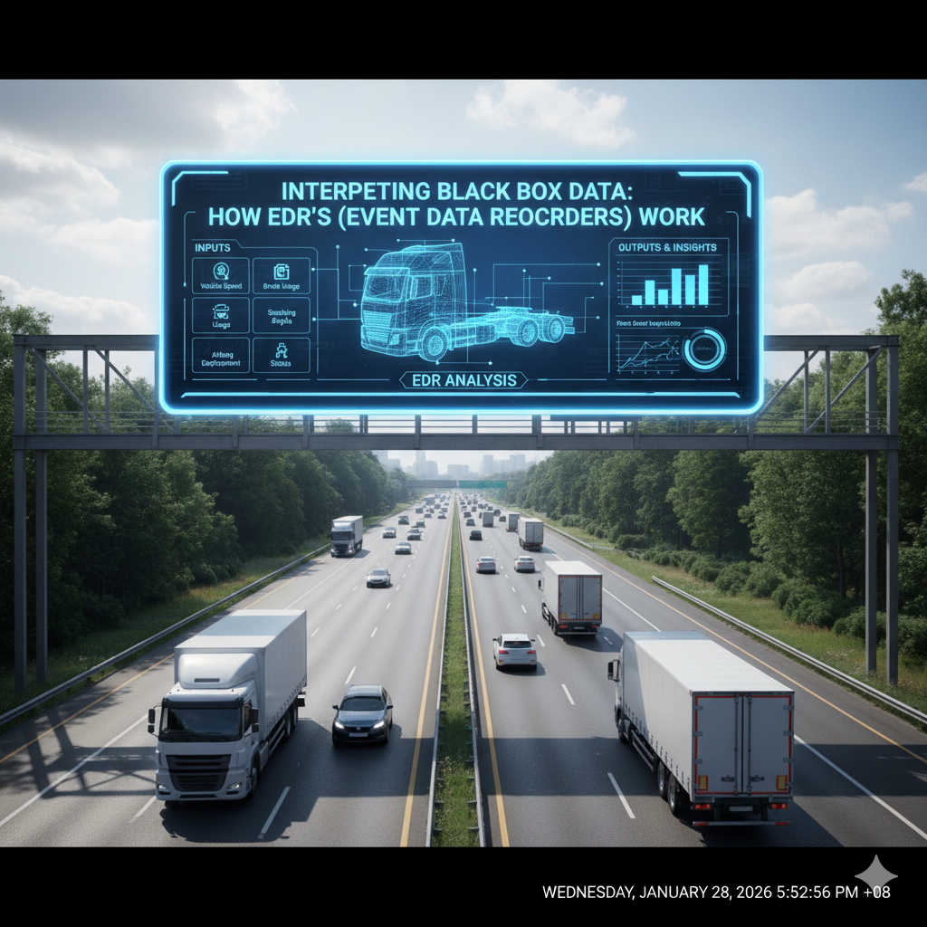 Interpreting black box data using vehicle event data recorders