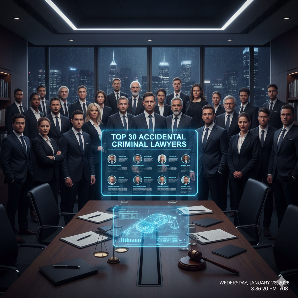 Top 30 accidental criminal lawyers providing expert legal defense services