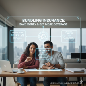 Bundling insurance policies to save money on home and auto coverage