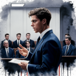 Close-up of a lawyer consulting with a client about accidental charge defense strategy