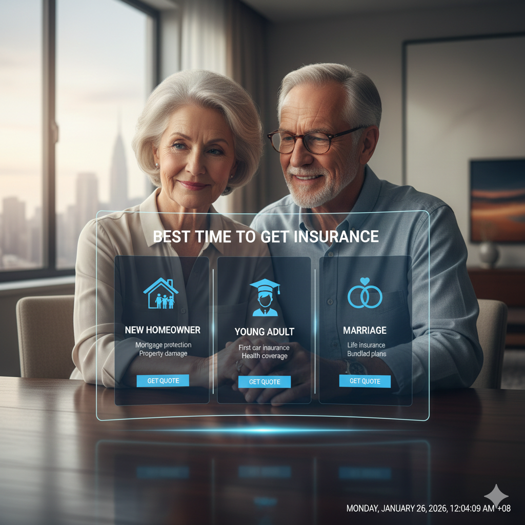 Best time to get insurance for lower premiums and better coverage